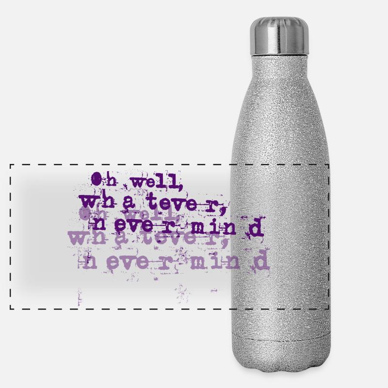 Peu importe Gourde isotherme panoramique pailletée 500 ml