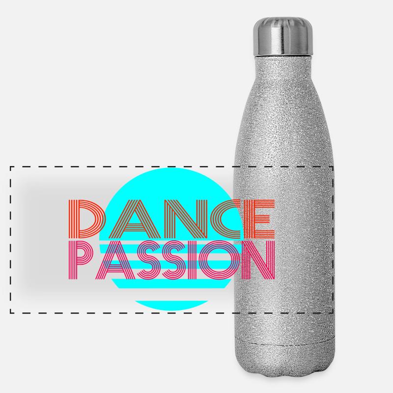 Dance Panorama Glitzer Isolierflasche 500 ml