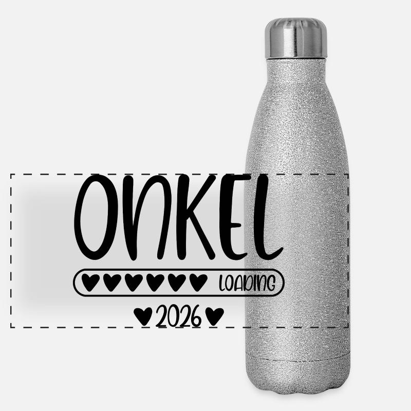 Onkel 2026 loading Panorama Glitzer Isolierflasche 500 ml