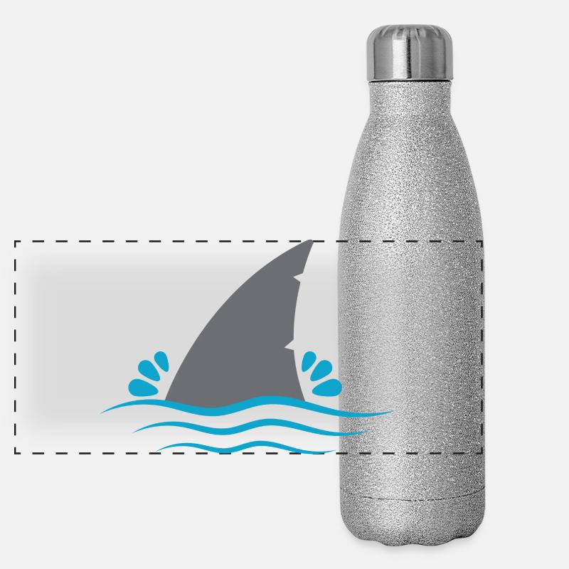 Shark fin Panoramic Glitter Thermal Bottle 500 ml