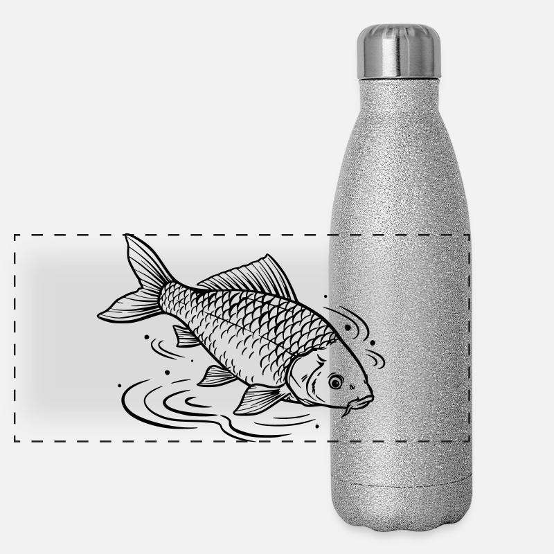 carpe Gourde isotherme panoramique pailletée 500 ml