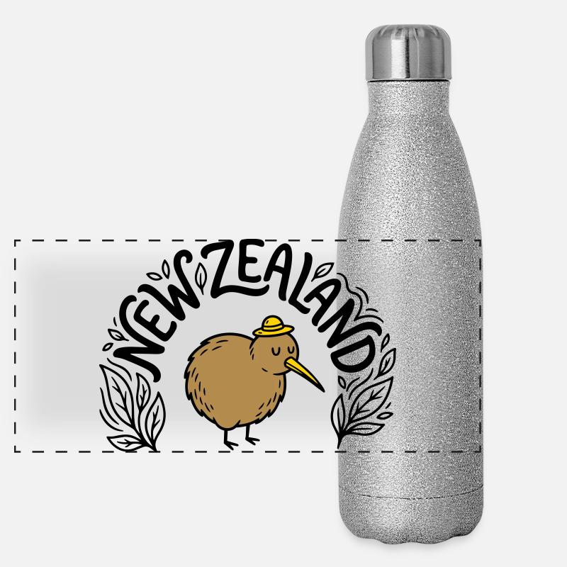 Nouvelle-Zélande Gourde isotherme panoramique pailletée 500 ml