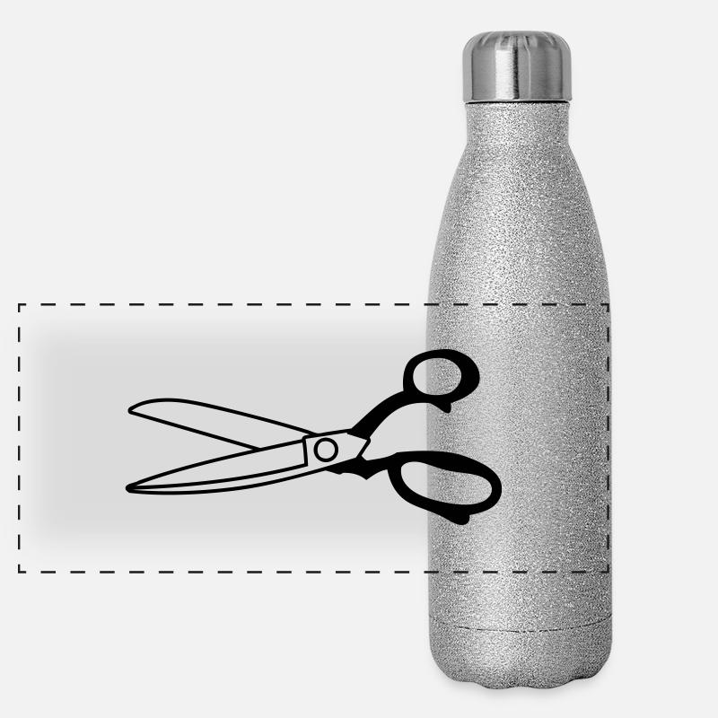 ciseaux Gourde isotherme panoramique pailletée 500 ml