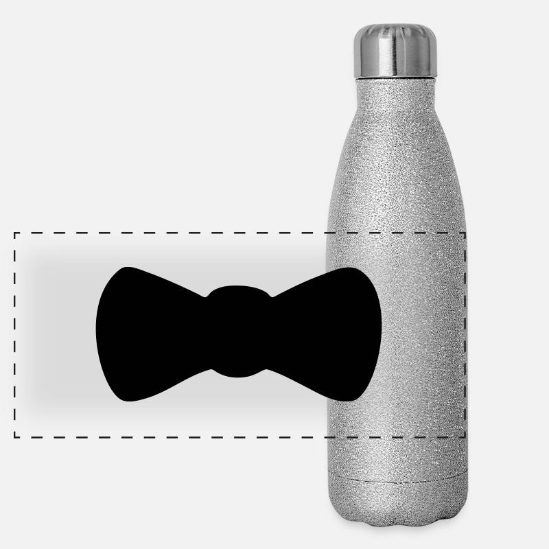 noeud de papillon Gourde isotherme panoramique pailletée 500 ml