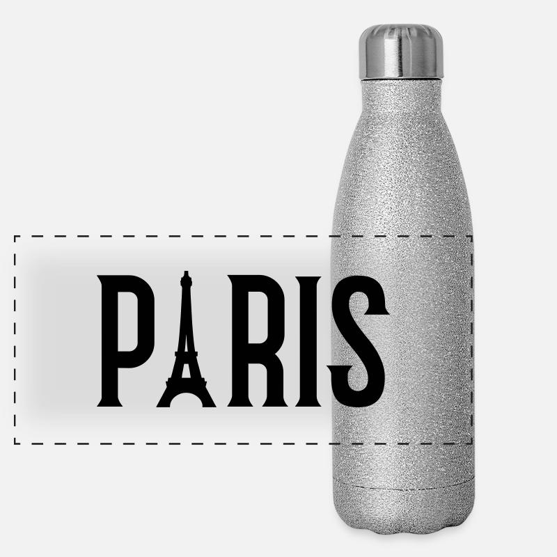 Paris Gourde isotherme panoramique pailletée 500 ml
