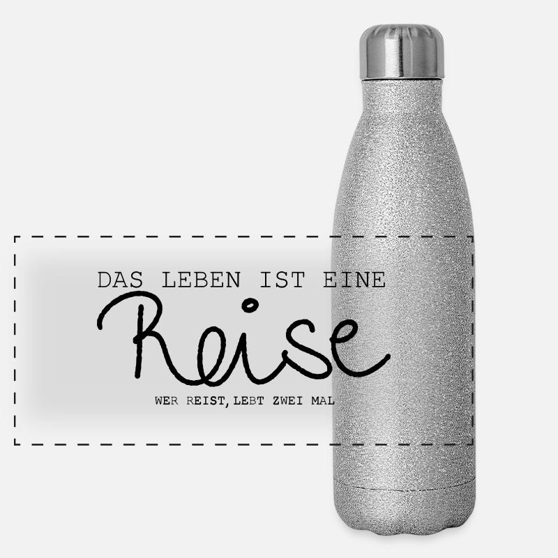 Voyager - Dire Gourde isotherme panoramique pailletée 500 ml