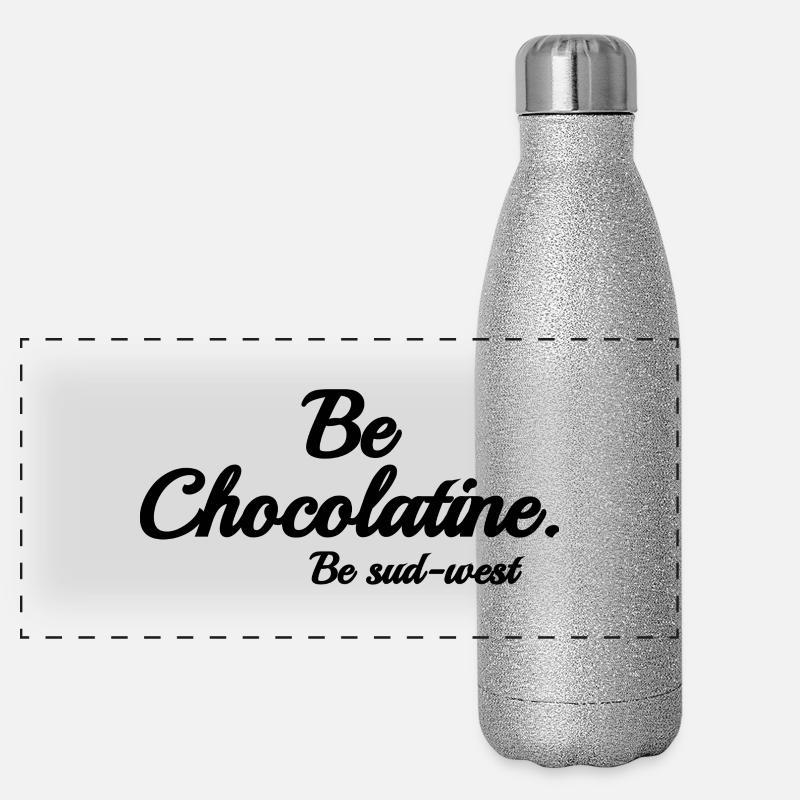 Sei schokolatine Panorama Glitzer Isolierflasche 500 ml