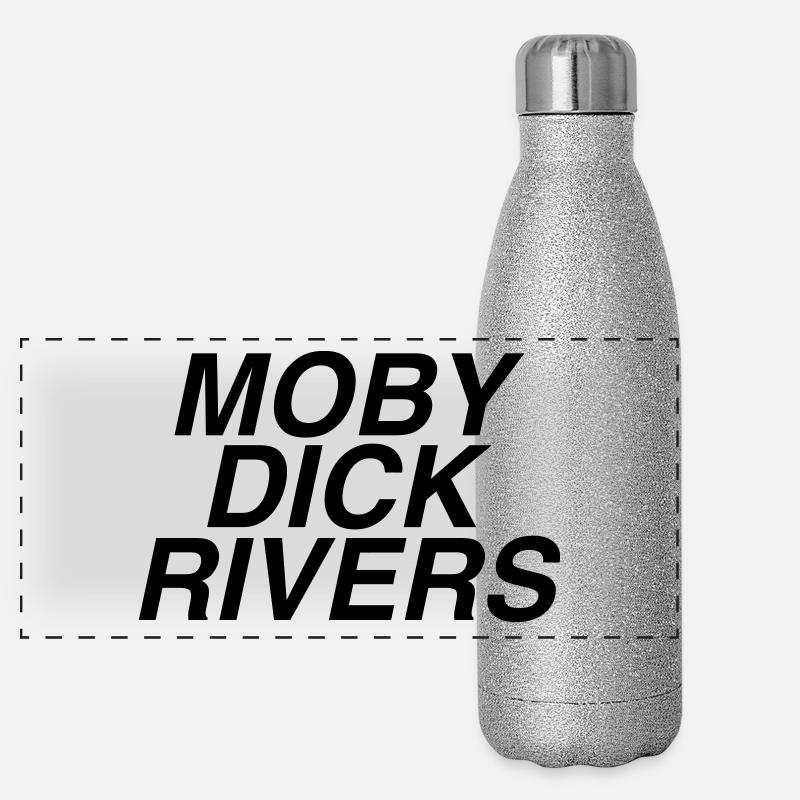 moby dick rivers Gourde isotherme panoramique pailletée 500 ml