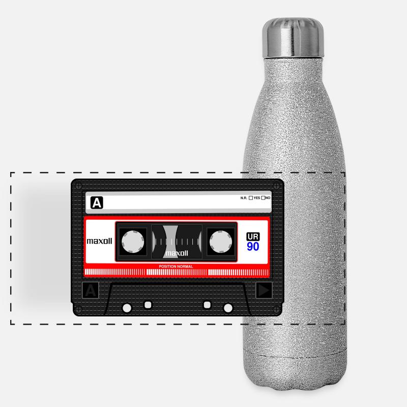 cassette Panoramic Glitter Thermal Bottle 500 ml
