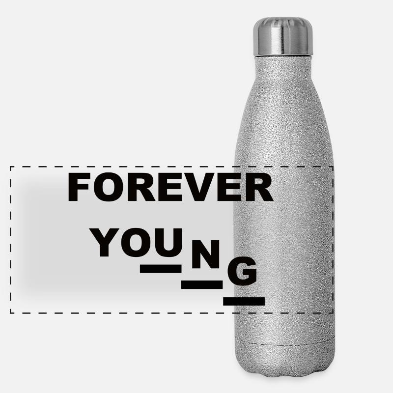 Forever Young (1) Panoramic Glitter Thermal Bottle 500 ml
