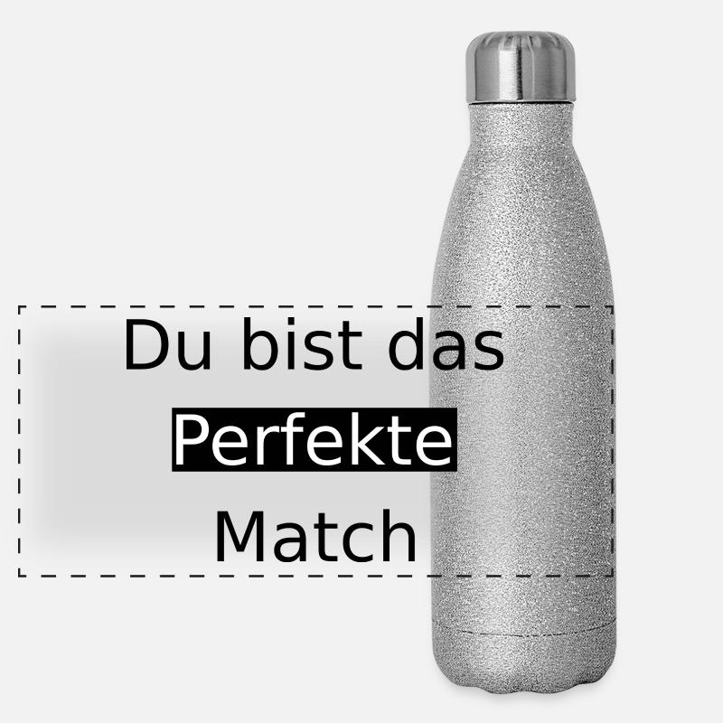 Perfekte Match Panorama Glitzer Isolierflasche 500 ml