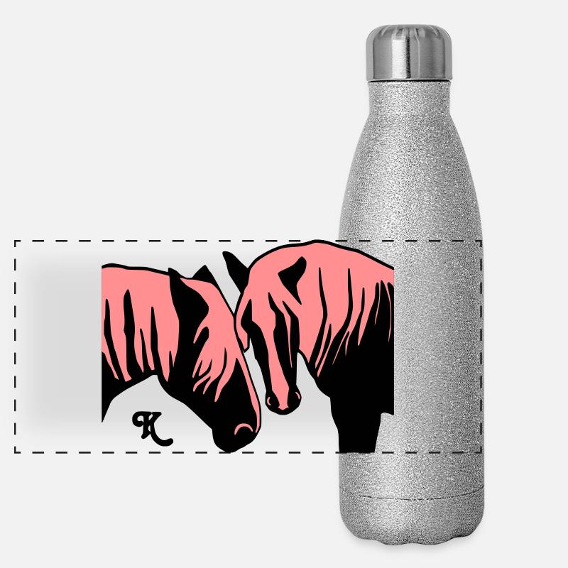 Panorama Glitzer Isolierflasche 500 ml