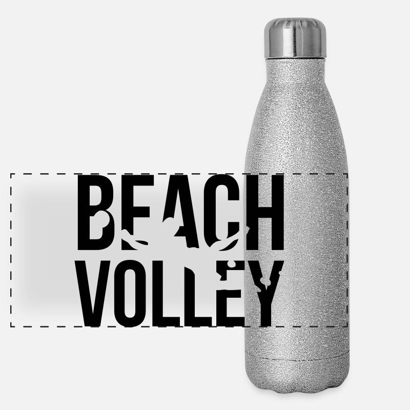 beach volley Panoramic Glitter Thermal Bottle 500 ml