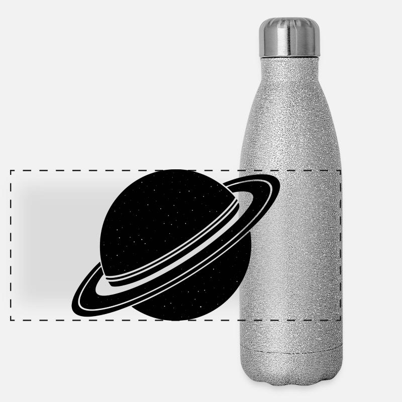 Planet Panorama Glitzer Isolierflasche 500 ml