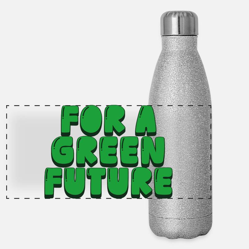 for a green future Panoramic Glitter Thermal Bottle 500 ml