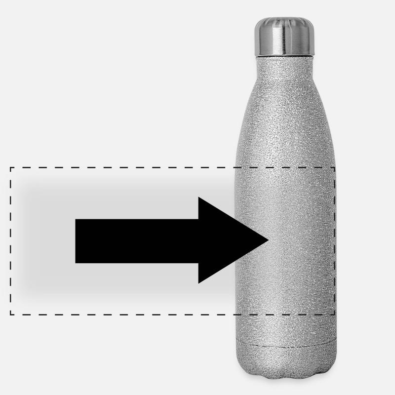 Pfeil Panorama Glitzer Isolierflasche 500 ml