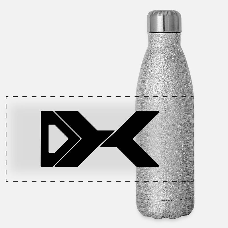 Duxier Logo Panoramic Glitter Thermal Bottle 500 ml