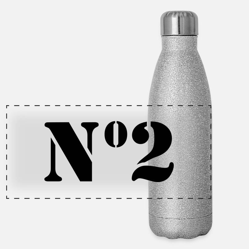 Point 2 // no2 Gourde isotherme panoramique pailletée 500 ml