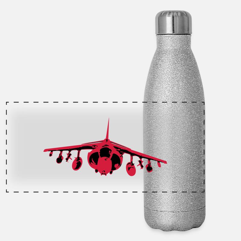 Harrier Vorder Panorama Glitzer Isolierflasche 500 ml