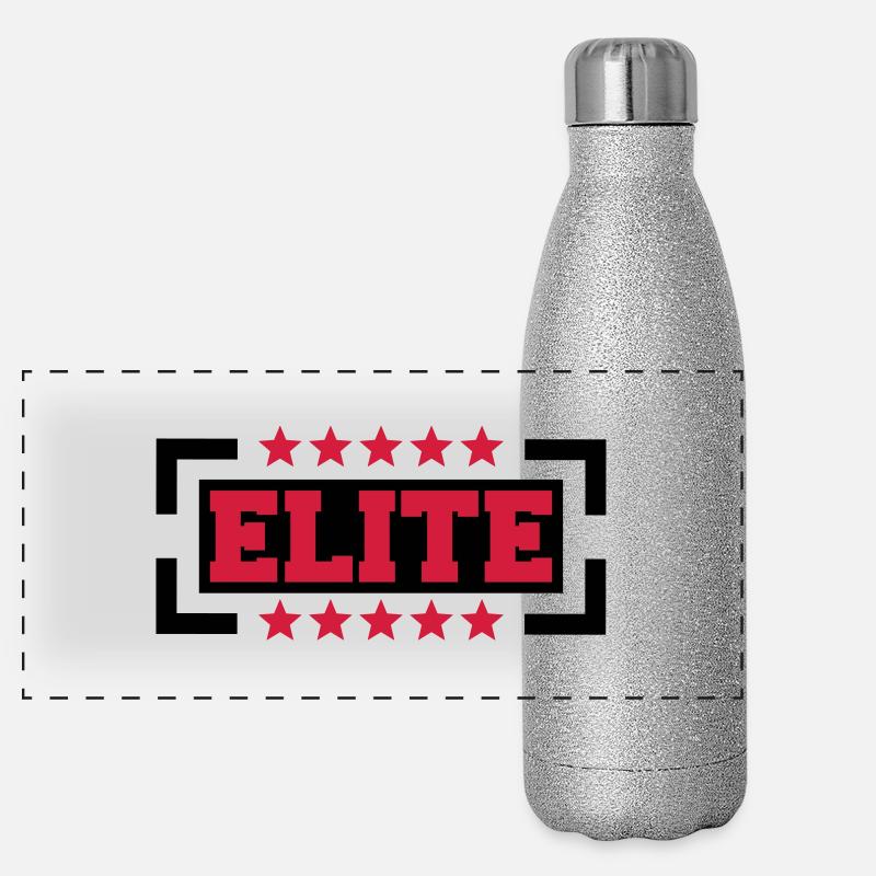 Elite Logo Gourde isotherme panoramique pailletée 500 ml
