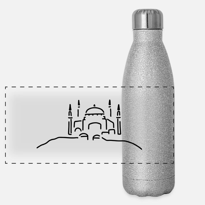 hagia moschee istanbul Panorama Glitzer Isolierflasche 500 ml