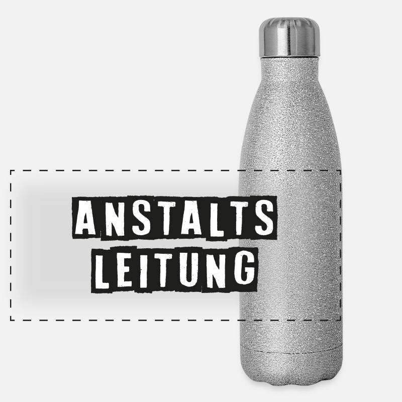 Anstaltsleitung Panorama Glitzer Isolierflasche 500 ml