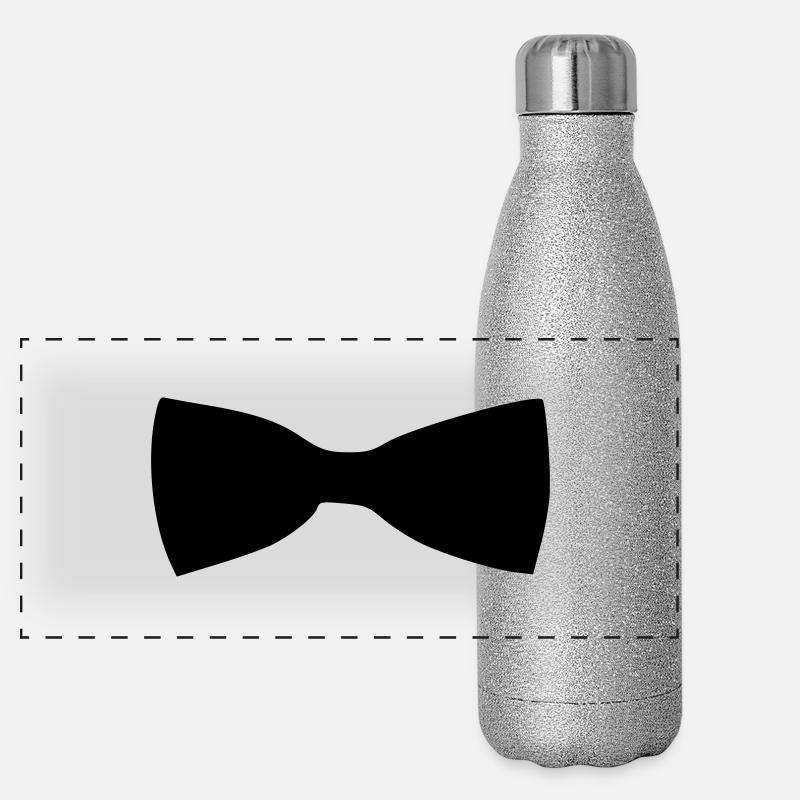 Fliege Panorama Glitzer Isolierflasche 500 ml