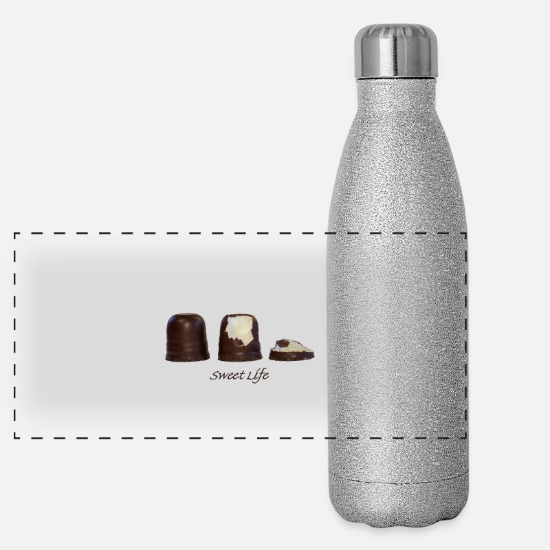 Douce vie Gourde isotherme panoramique pailletée 500 ml