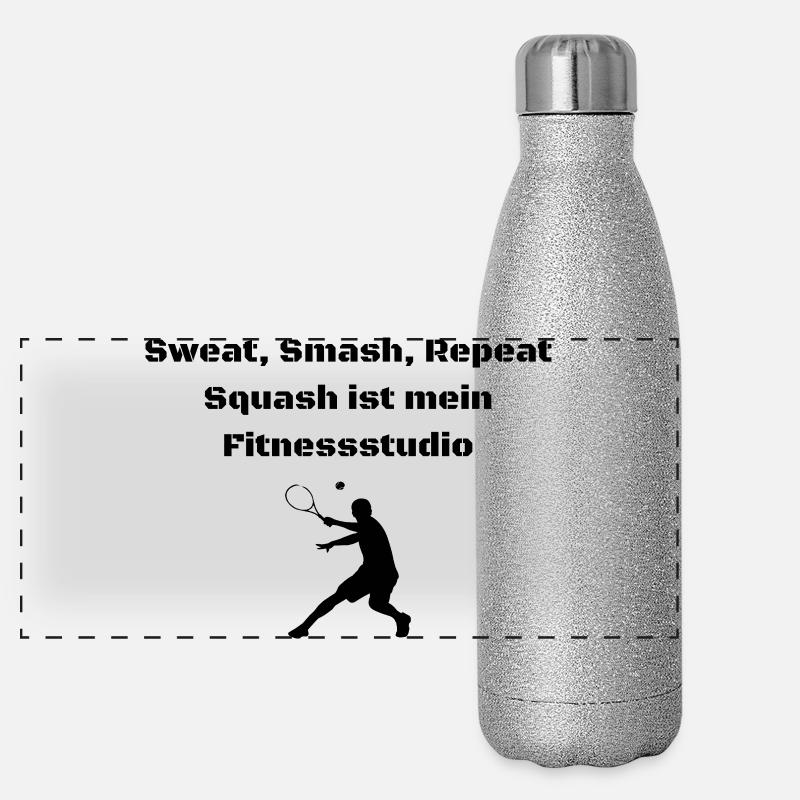 Squash Panorama Glitzer Isolierflasche 500 ml