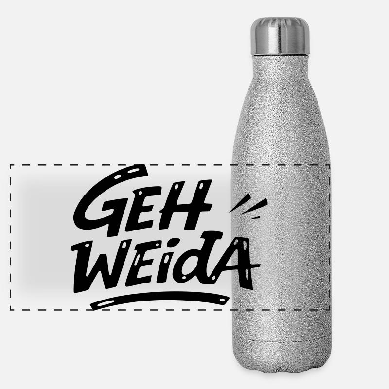 Geh weida Panorama Glitzer Isolierflasche 500 ml