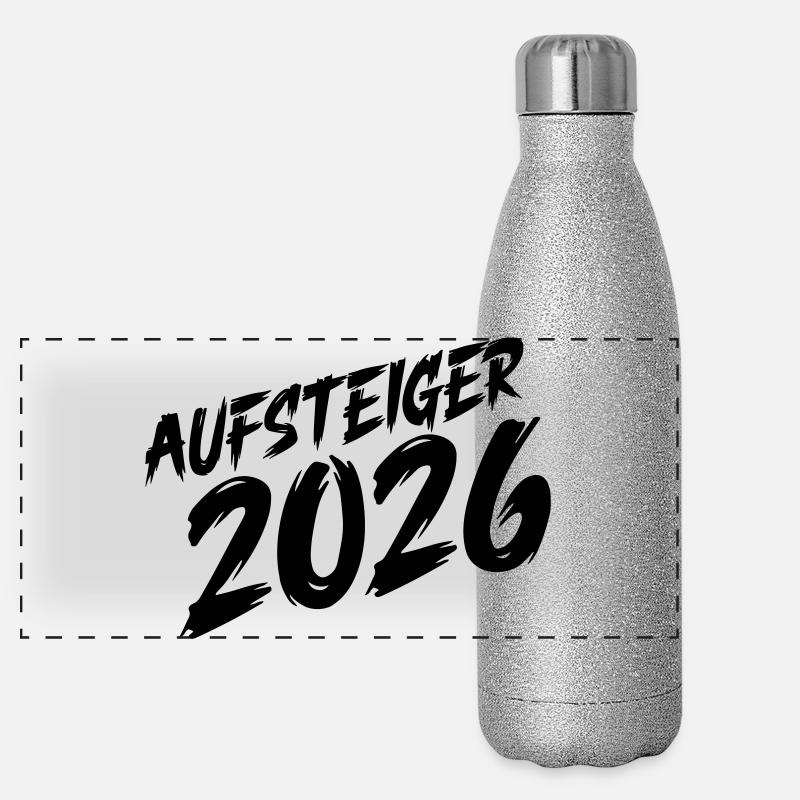 Aufsteiger 2026 Panorama Glitzer Isolierflasche 500 ml