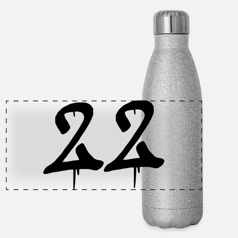 22_graffiti Panoramic Glitter Thermal Bottle 500 ml