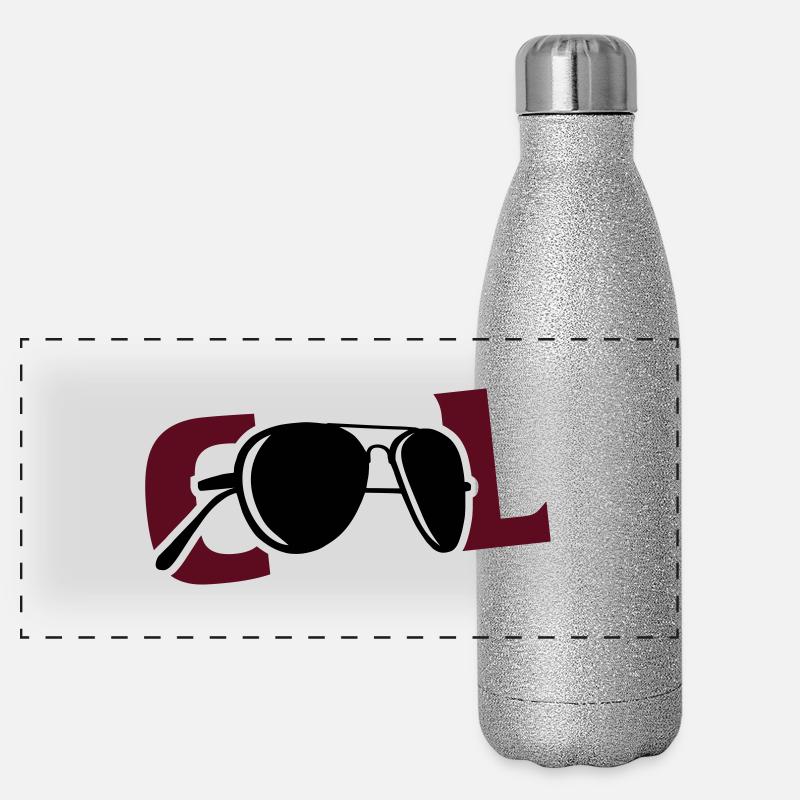 COOL Panorama Glitzer Isolierflasche 500 ml