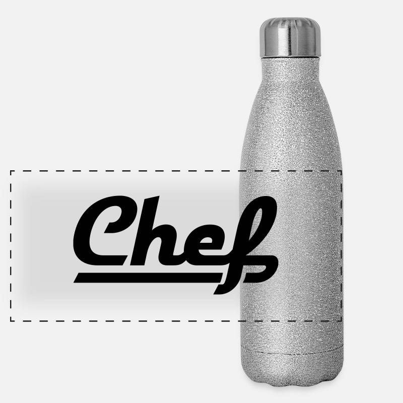 Chef Gourde isotherme panoramique pailletée 500 ml