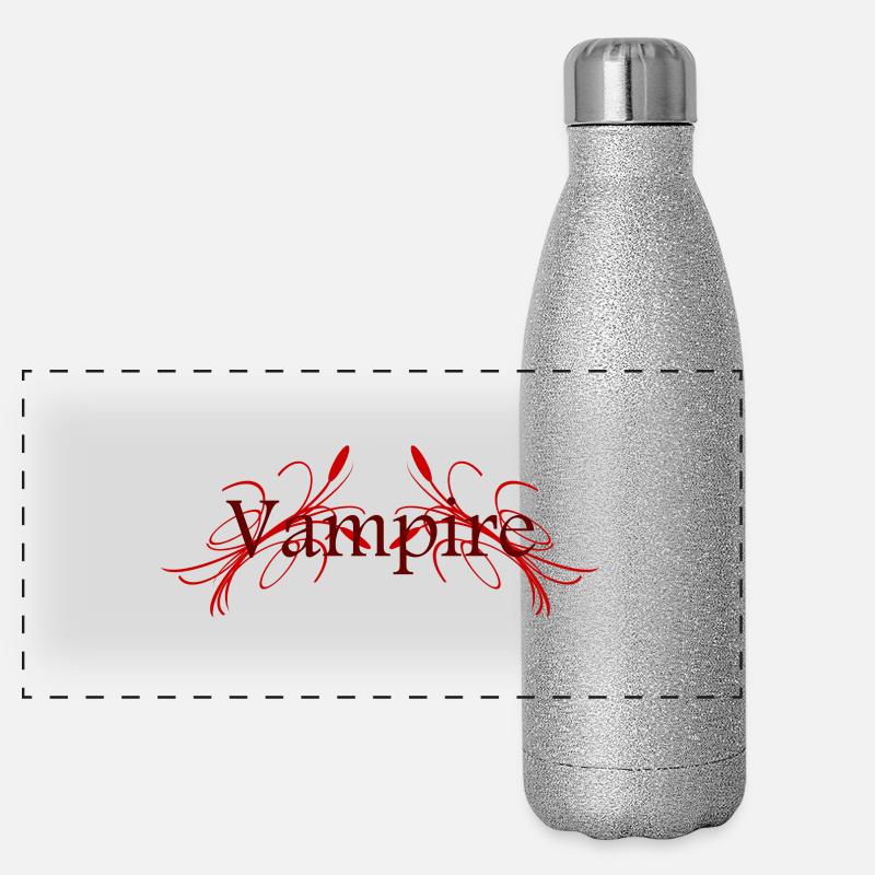 vampire Panorama Glitzer Isolierflasche 500 ml