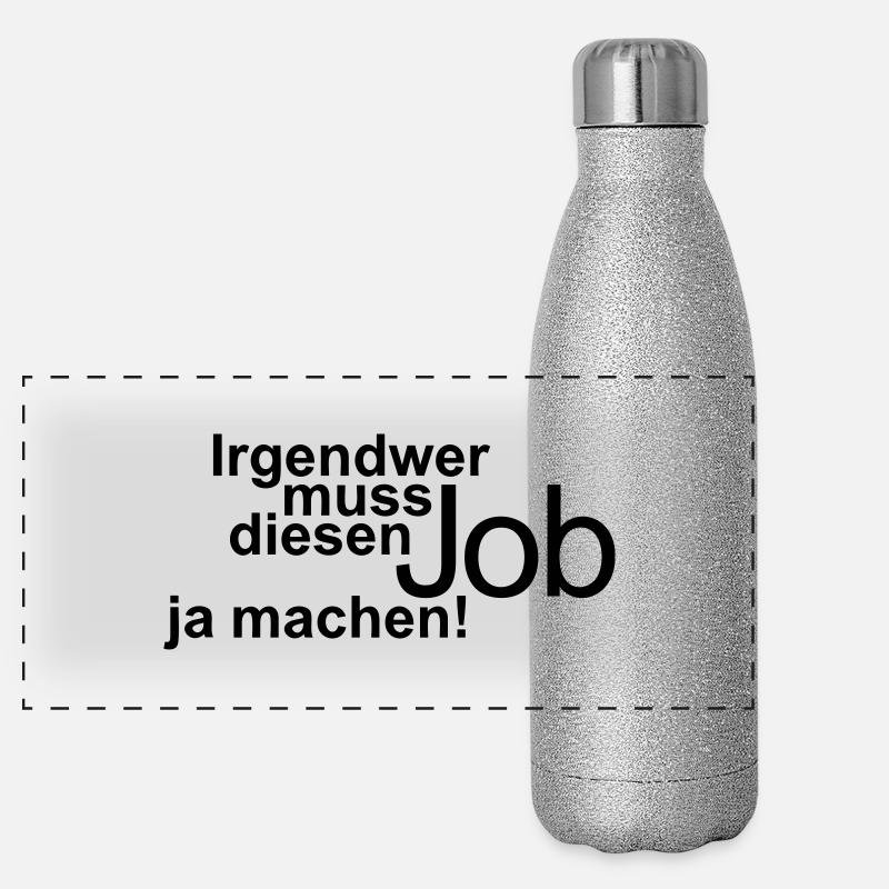 job machen Panorama Glitzer Isolierflasche 500 ml