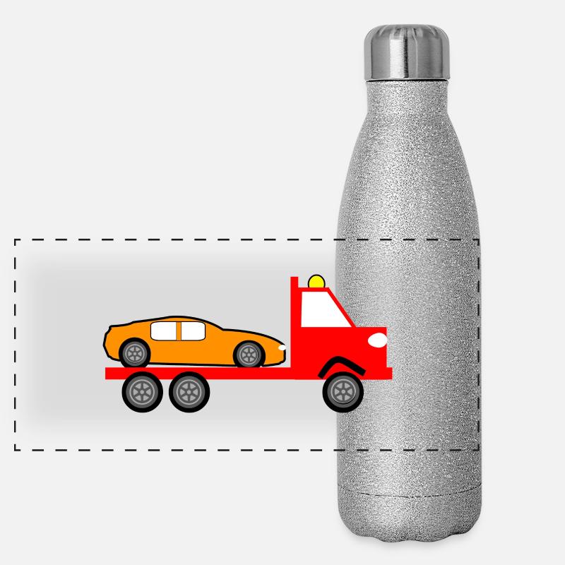 Truck Panoramic Glitter Thermal Bottle 500 ml