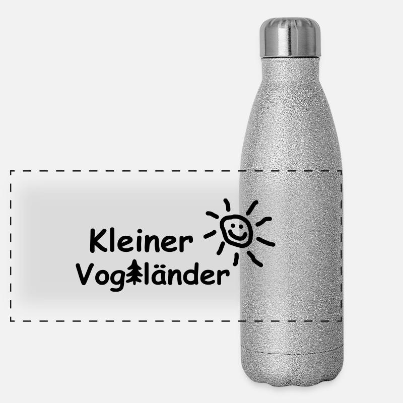 Kleiner Vogtländer Panorama Glitzer Isolierflasche 500 ml