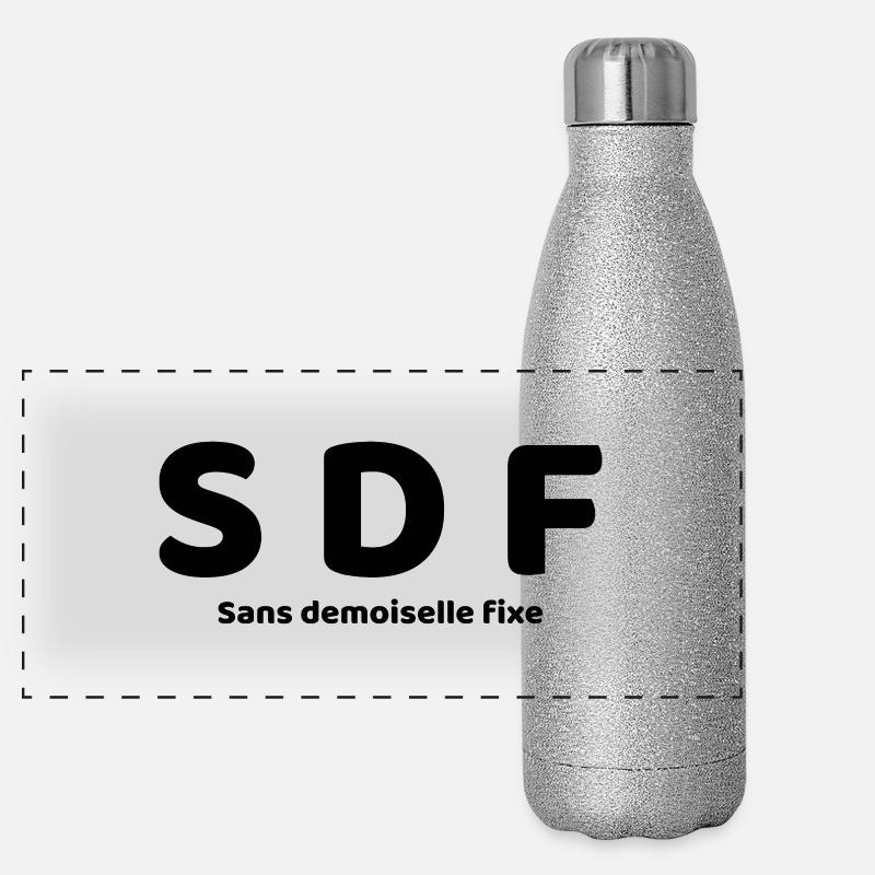 SDF Gourde isotherme panoramique pailletée 500 ml