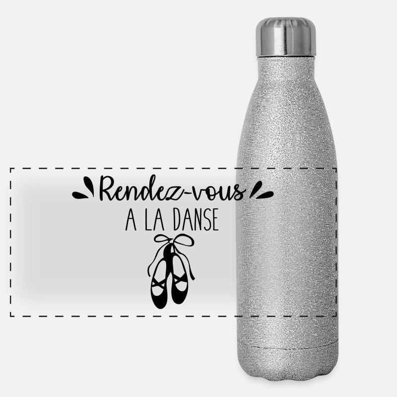 Rendez vous à la danse Gourde isotherme panoramique pailletée 500 ml