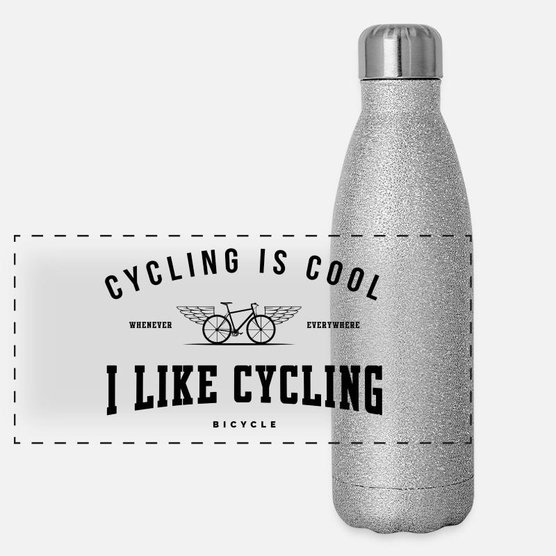 Cyclisme Gourde isotherme panoramique pailletée 500 ml