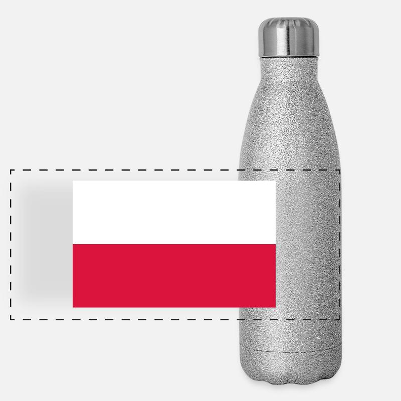 Pologne Gourde isotherme panoramique pailletée 500 ml