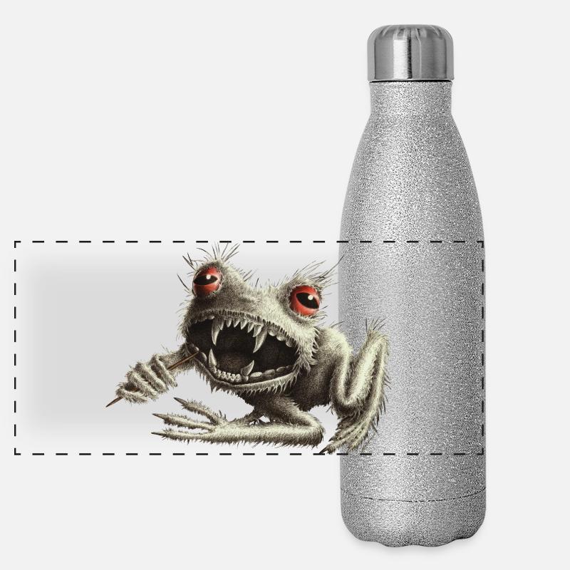 Werfrosch - Grenouille avec cure-dent Gourde isotherme panoramique pailletée 500 ml