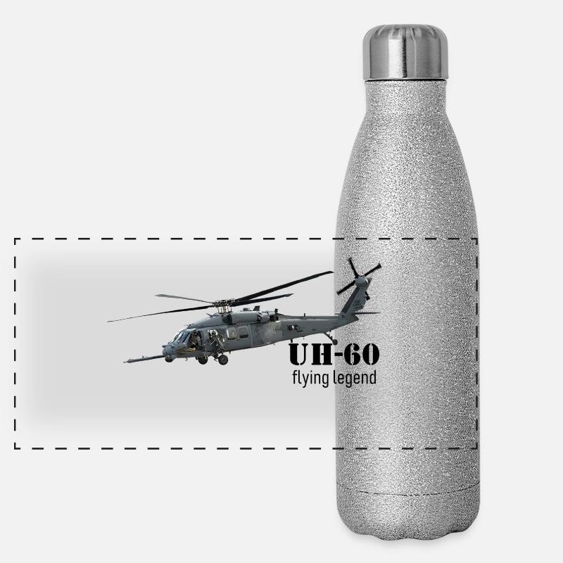 Helikopter Panoramic Glitter Thermal Bottle 500 ml