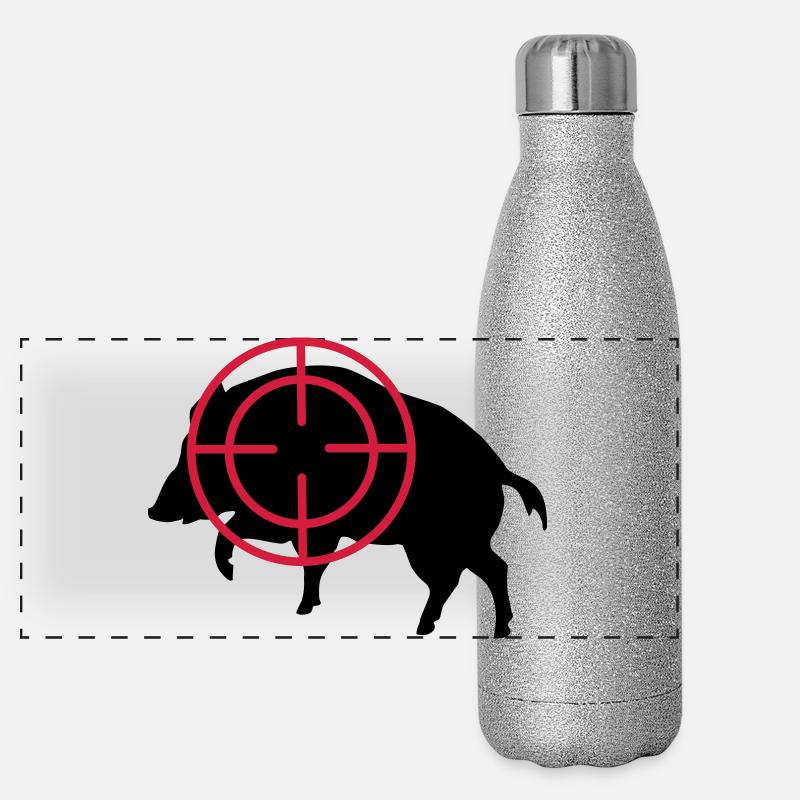 boar Panoramic Glitter Thermal Bottle 500 ml