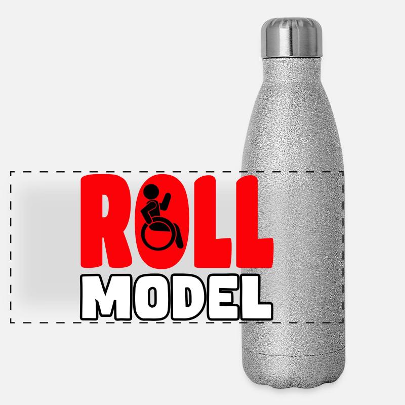 Each wheelchair user is a roll model* Panoramic Glitter Thermal Bottle 500 ml