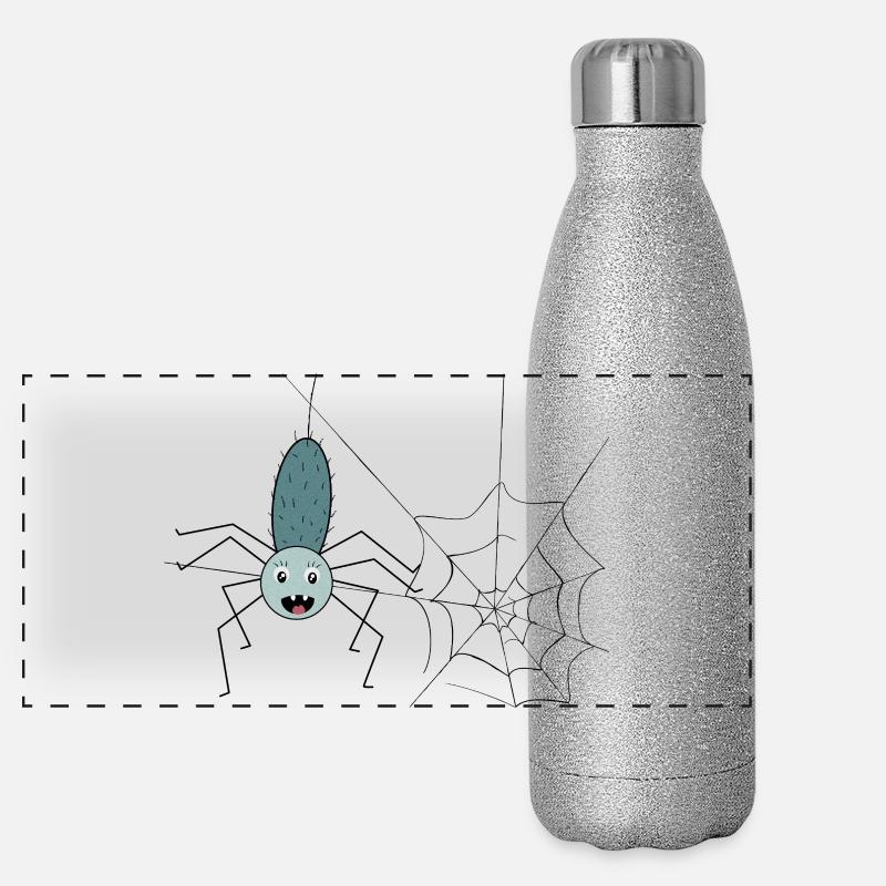 Spinnfried l’araignée Gourde isotherme panoramique pailletée 500 ml