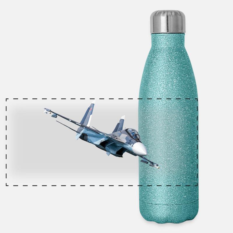 Su-30SM Panorama Glitzer Isolierflasche 500 ml