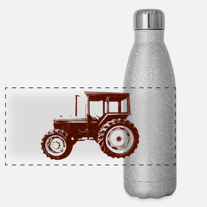 Constructeur de tracteurs Gourde isotherme panoramique pailletée 500 ml
