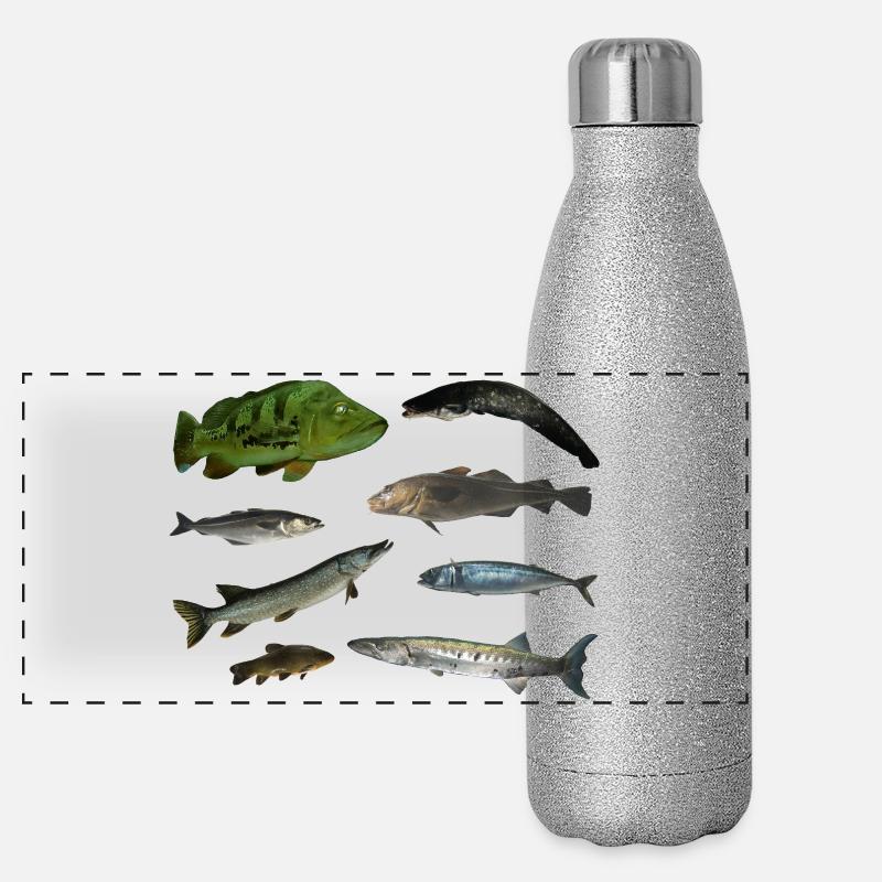 Pisces Panoramic Glitter Thermal Bottle 500 ml